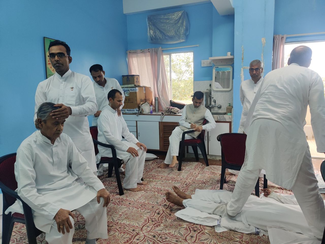 Treatment at the Madhuban camp